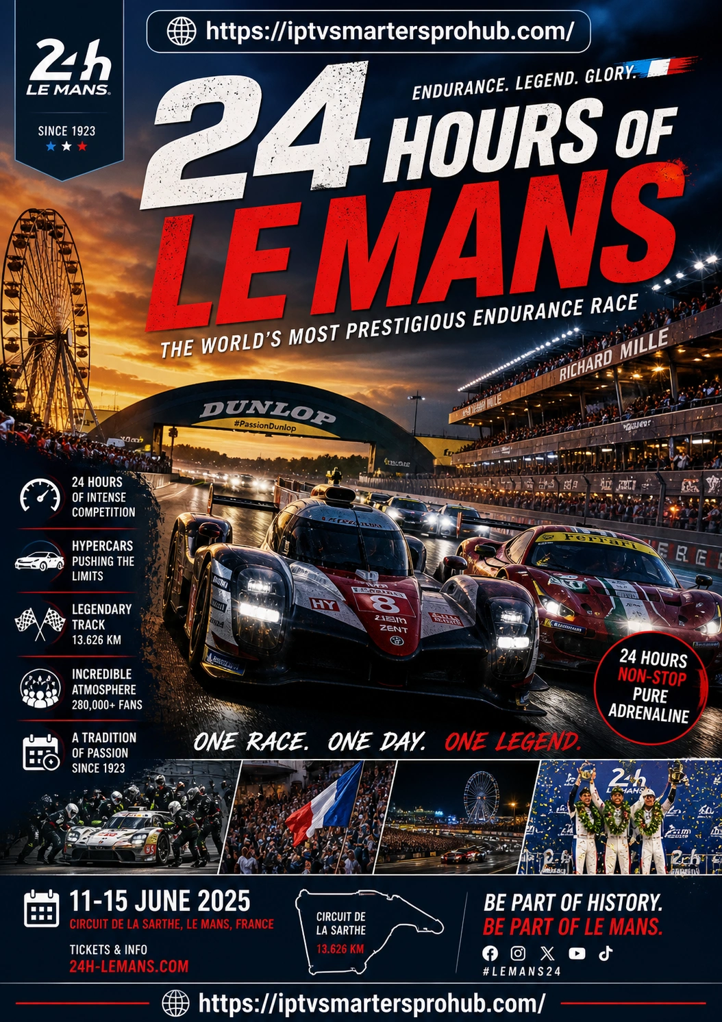 Course des 24 Heures du Mans en streaming