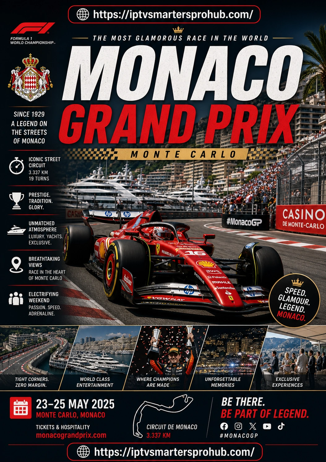 Grand Prix de Monaco de Formule 1 en streaming