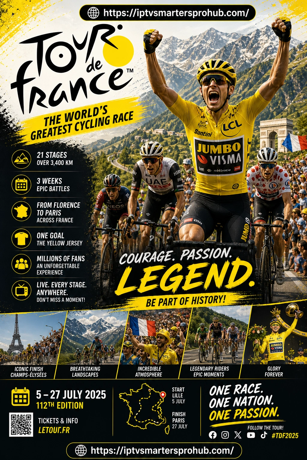 Tour de France cyclisme en streaming HD