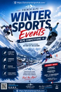 Compétitions de sports d'hiver, ski et biathlon en direct